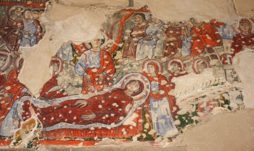 Jedyne takie obrazy na świecie. Polscy naukowcy badają malowidła syryjskich mnichów w średniowiecznym kościele w Egipcie